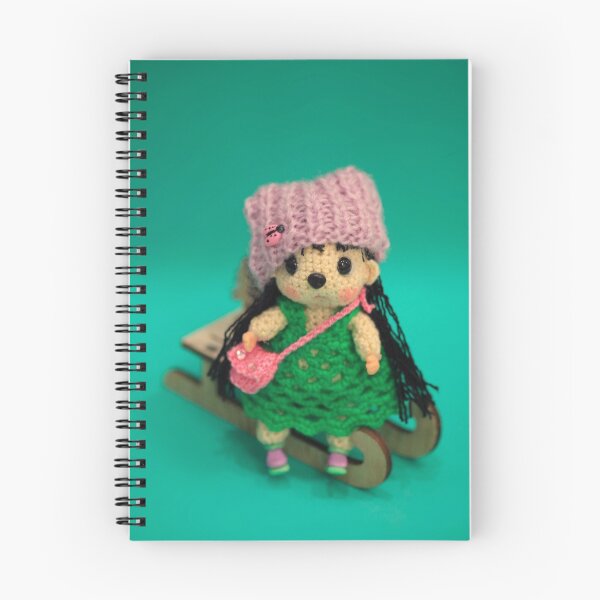 Item preview, Hedgehog doll sitting on sledge designed and sold by olena2552.