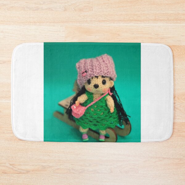 Item preview, Hedgehog doll sitting on sledge designed and sold by olena2552.