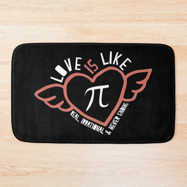 Item preview, Love Is Like Pi Never Ending graphic Math Pi Day print designed and sold by Raymond Cloud.