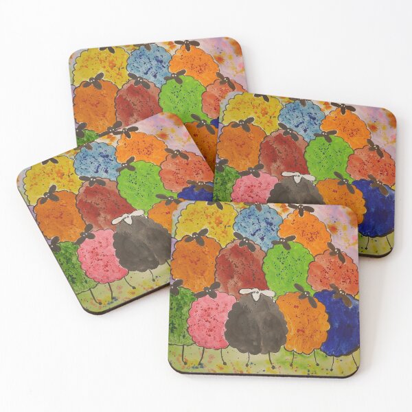 Item preview, Colourful Quirky Sheep designed and sold by Casimirasart.