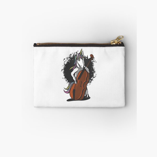Item preview, Unicorn plays double bass music designed and sold by Dibbelchen.