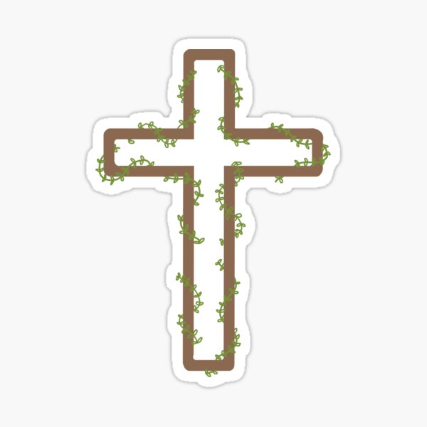 Item preview, cross with vines designed and sold by KateSinclair.