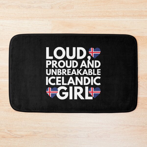 Item preview, Loud, Proud and Unbreakable Icelandic Girl from Iceland designed and sold by HelloFromAja.