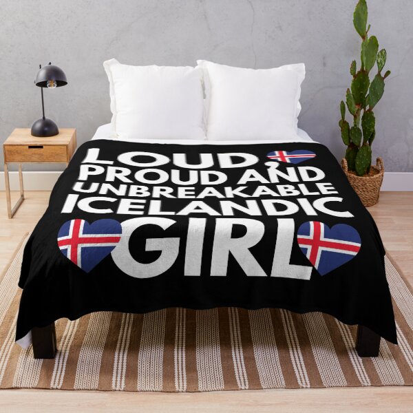 Item preview, Loud, Proud and Unbreakable Icelandic Girl from Iceland designed and sold by HelloFromAja.