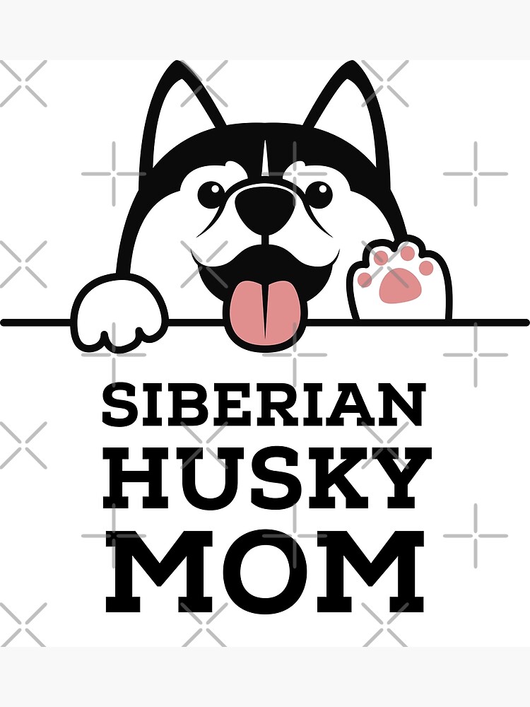 Dog Mom Necklace, Gift Necklace With Message Card Husky Dog Mom – Rakva
