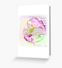 Calla Lilly Greeting Card