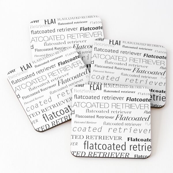 Item preview, Flatcoated Retriever Word Cloud designed and sold by Tillowin.