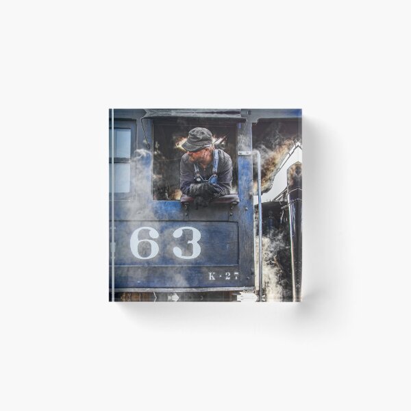 Item preview, USA. Colorado. Steamy Train. Railway worker. designed and sold by vadim19.