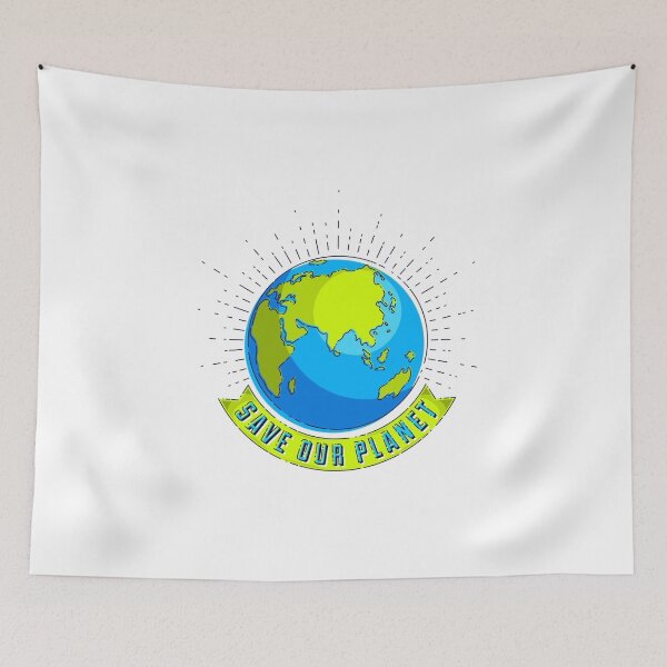 Item preview, Modern Save Our Planet t-shirt designed and sold by MiraShop.