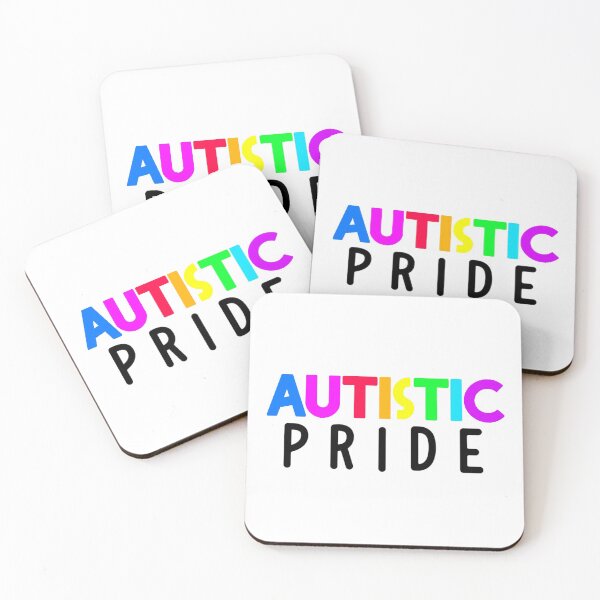 Item preview, Autistic Pride (white background) designed and sold by SiCk-FisH.