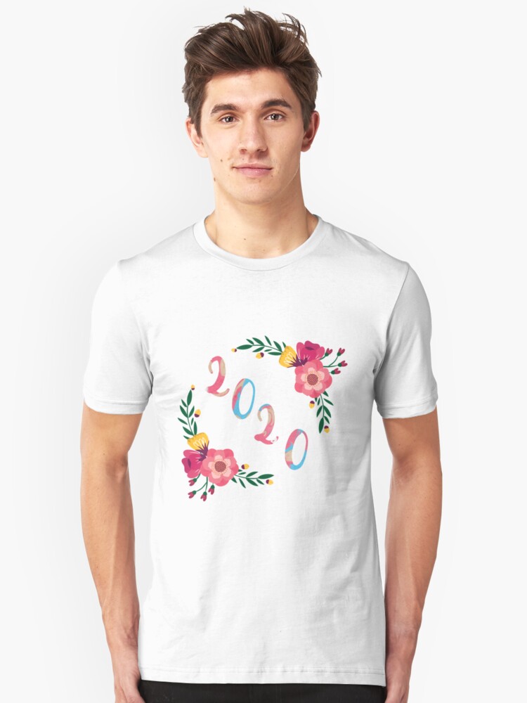 Alternate view of Happy New Year 2020 Slim Fit T-Shirt