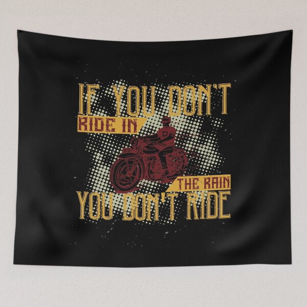Item preview, Ride In The Rain designed and sold by Khalmer ⭐⭐⭐⭐⭐.