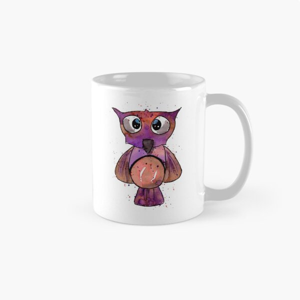Item preview, Purple Owl Watercolor designed and sold by Sebastian Grafmann.