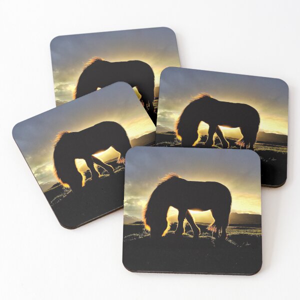 Item preview, Silhouette of an Icelandic horse designed and sold by elisainiceland.