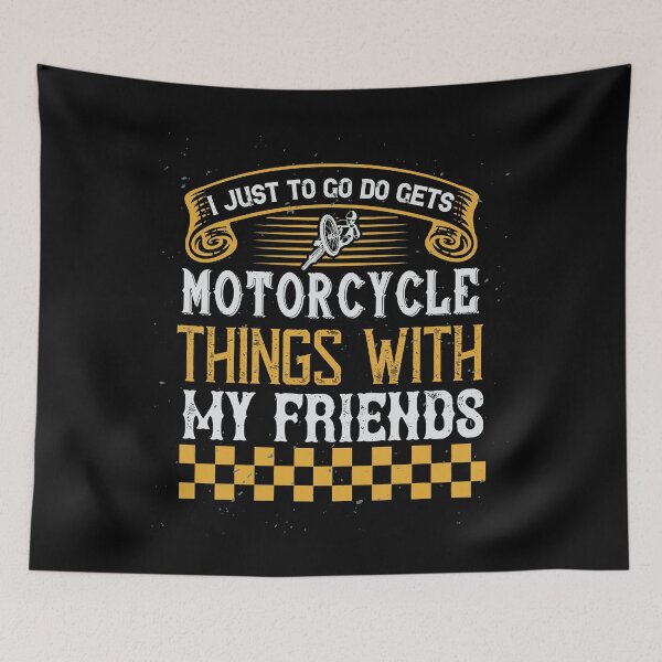 Item preview, Motorcycle Things With Friends designed and sold by Khalmer ⭐⭐⭐⭐⭐.