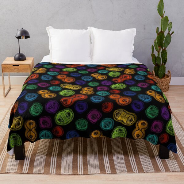 Item preview, Mitosis - Color on Black designed and sold by Hodgepodge Bricolage.