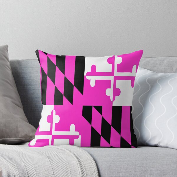 Item preview, Maryland State Flag Pink Breast Cancer Awareness Save the Tatas Baltimore Hon designed and sold by Draculaura2009.