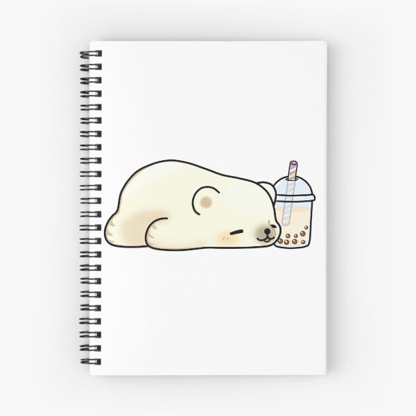 Item preview, Little Polar Bear Chilling with it's Boba Tea designed and sold by SirBobalot.