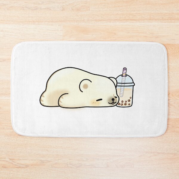 Item preview, Little Polar Bear Chilling with it's Boba Tea designed and sold by SirBobalot.