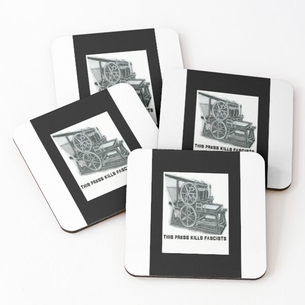 Item preview, Printing press kills fascists designed and sold by arcadianjones.