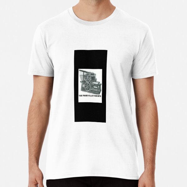 Item preview, Printing press kills fascists designed and sold by arcadianjones.