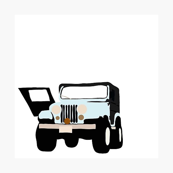 Stiles Stilinski Jeep Photographic Print By Amalieedits Redbubble