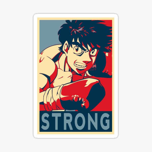 Ippo - hajime no ippo boxing Sticker for Sale by ramis