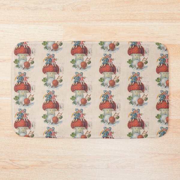 Item preview, Christmas kids drinking cocoa on a magic mushroom. designed and sold by arcadianjones.