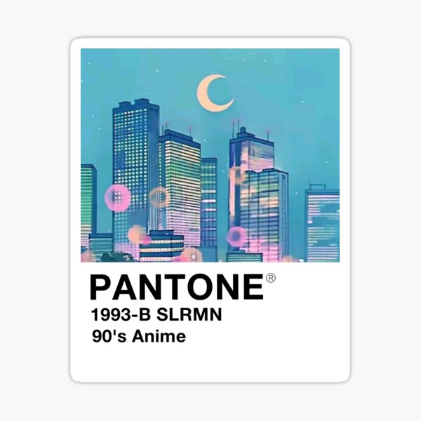 90's Pantone B Sticker