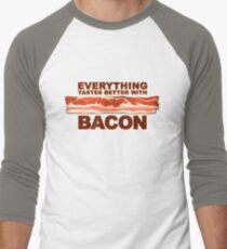 Everything Tastes Better With Bacon Men's Baseball ¾ T-Shirt