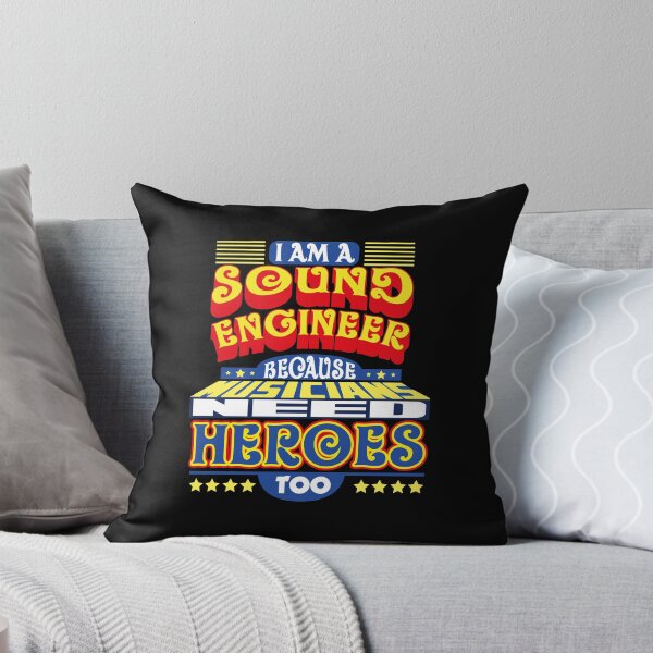 Item preview, I'm a Sound Engineer Because Musicians Need Heroes Too designed and sold by EdifyEra.