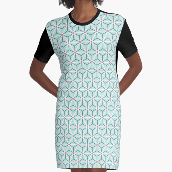 Geometric Pattern: Art Deco Star: Stem Graphic T-Shirt Dress
