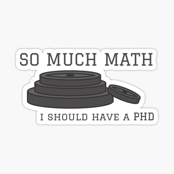 Item preview, Lift weights, do math designed and sold by relee2.