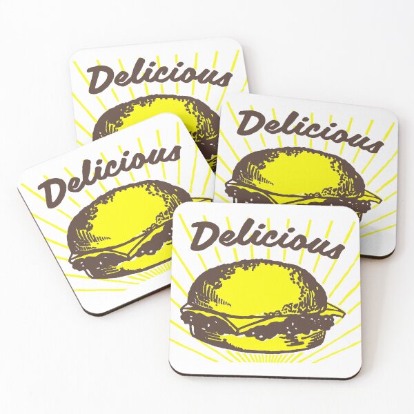 Item preview, Delicious Burger Brown and Yellow designed and sold by shtem.