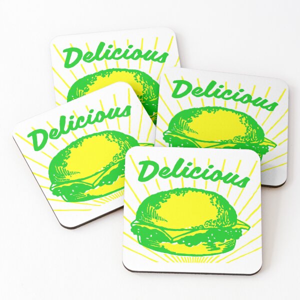 Item preview, Delicious Burger Green and Yellow designed and sold by shtem.