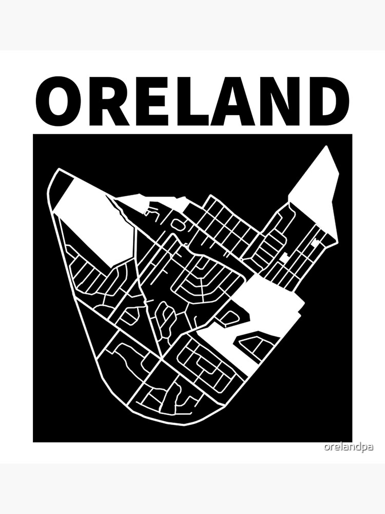 ""MAP" Oreland Logo" Art Print for Sale by orelandpa Redbubble