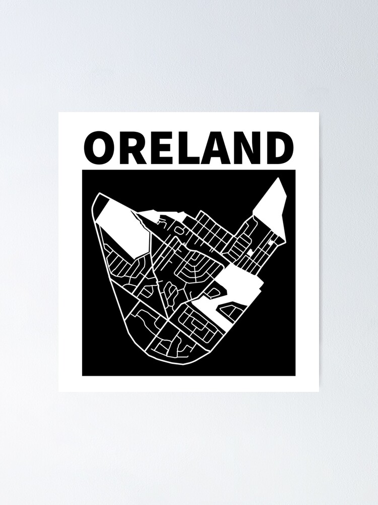 ""MAP" Oreland Logo" Poster by orelandpa Redbubble