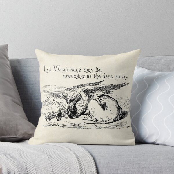 Item preview, Alice in Wonderland Quote - In Wonderland they Lie - Griffon Quote - 0156 designed and sold by ContrastStudios.