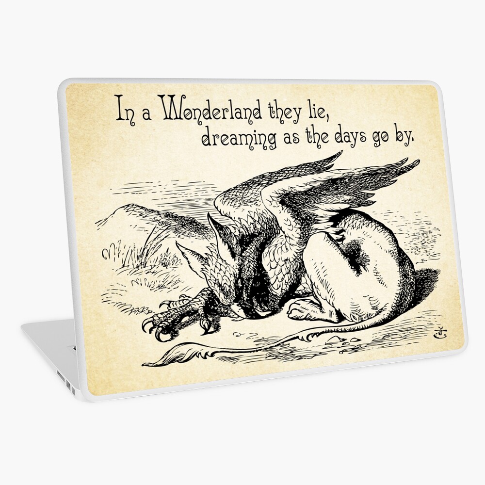 Carnet for Sale avec l'œuvre « Citation Alice au pays des ..., حجم الصورة 1000x1000