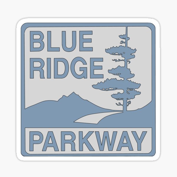 Blue Ridge Parkway Oval Vinyl Decal Sticker 