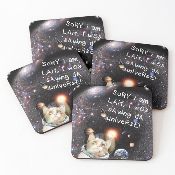 Item preview, Kitten's Excuse and the Universe! designed and sold by Pablo Carlos Budassi.