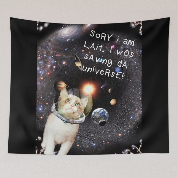 Item preview, Kitten's Excuse and the Universe! designed and sold by Pablo Carlos Budassi.