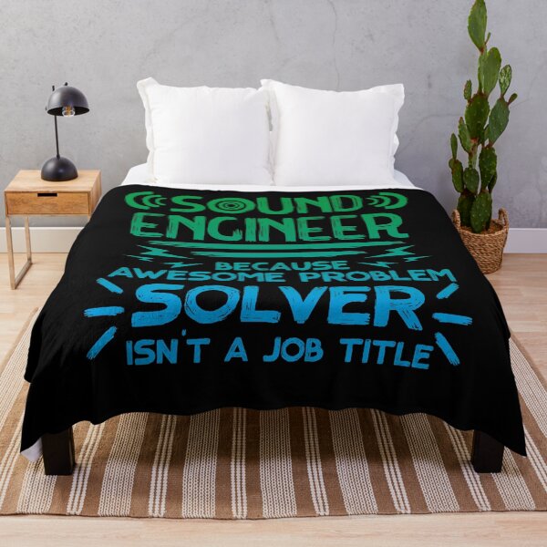 Item preview, Sound Engineer, Because Awesome Problem Solver isn't a Job Title designed and sold by EdifyEra.