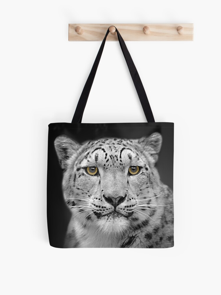 Snow Leopard Tote | Cat Tote | Vanishing Species Collection