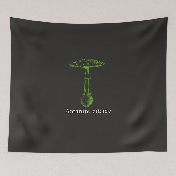 Item preview, Mushrooms Amenite Citrine Green designed and sold by shtem.