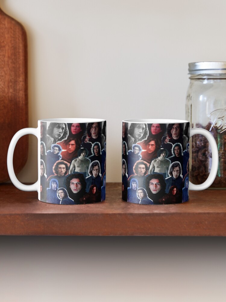 Alternate view of Adam Driver as Ben/Kylo Collage Edit Mug