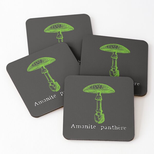 Item preview, Mushrooms Amenite Panthère Green designed and sold by shtem.