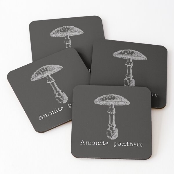 Item preview, Mushrooms Amenite Panthère Grey  designed and sold by shtem.