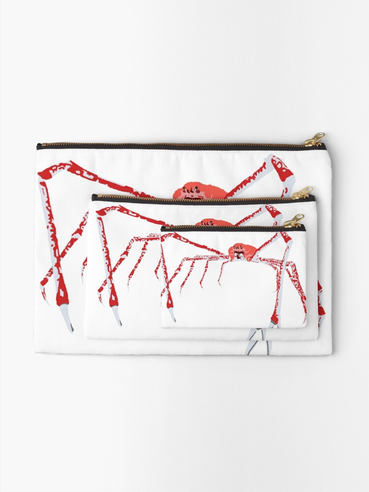 Japanese Spider Crab Zipper Pouch By Kaitlyn126 Redbubble