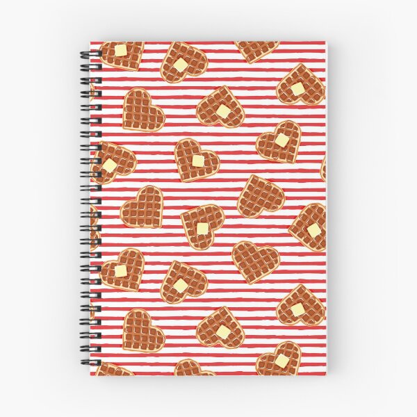 Item preview, Copy of heart shaped waffles - red stripes designed and sold by littlearrow.